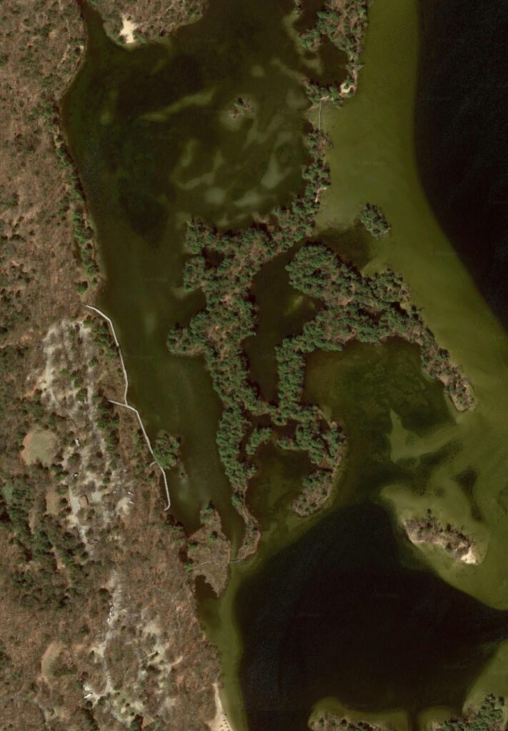 Google map of the Lost Lake Waterway